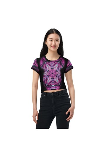 All-Over Print Crop Tee