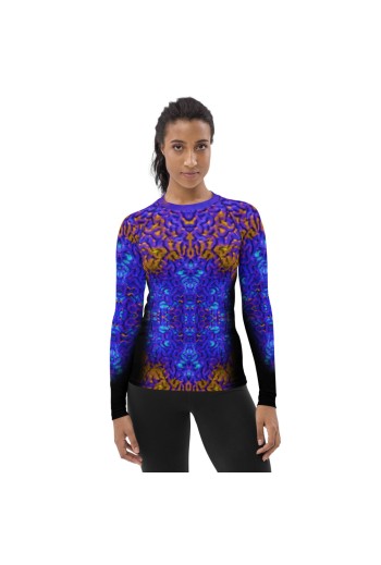 Blue Lava - Women's Rash Guard