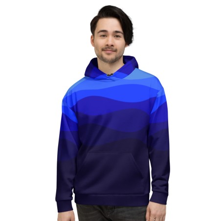 Blue Waves - Unisex Hoodie
