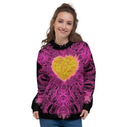 Heart of Fire Pink - Unisex Hoodie