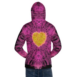 Heart of Fire Pink - Unisex Hoodie